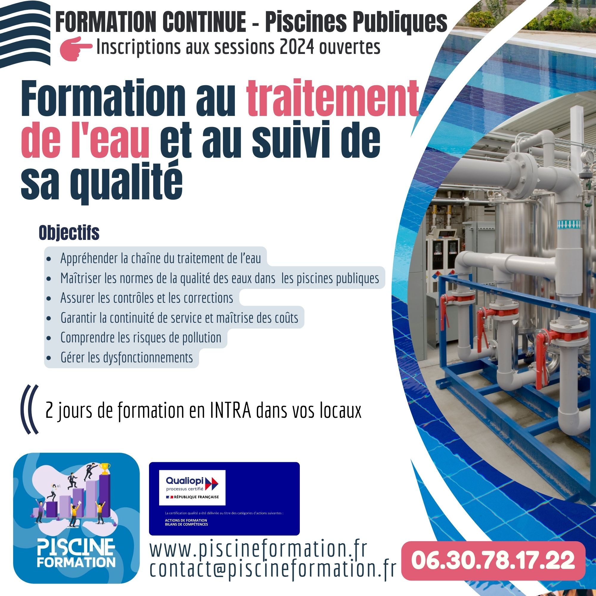 traitement de l'eau et au suivi de sa qualité